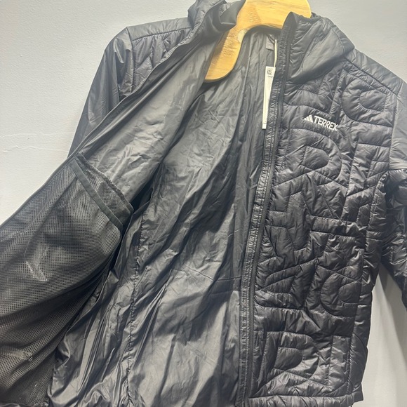 adidas TERREX Primaloft Insulated Hooded Jacket Men's L Pertex Quantum NWT - Picture 4 of 11